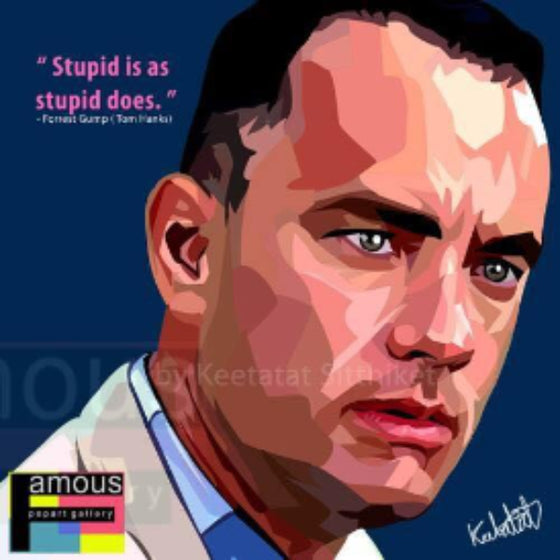 Pop Art Wall Decoration Drawing (Tom Hanks) 湯漢斯 掛畫