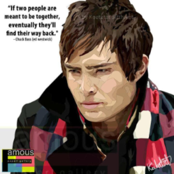 Pop Art Wall Decoration Drawing (Chuck Bass) 白齊克 掛畫