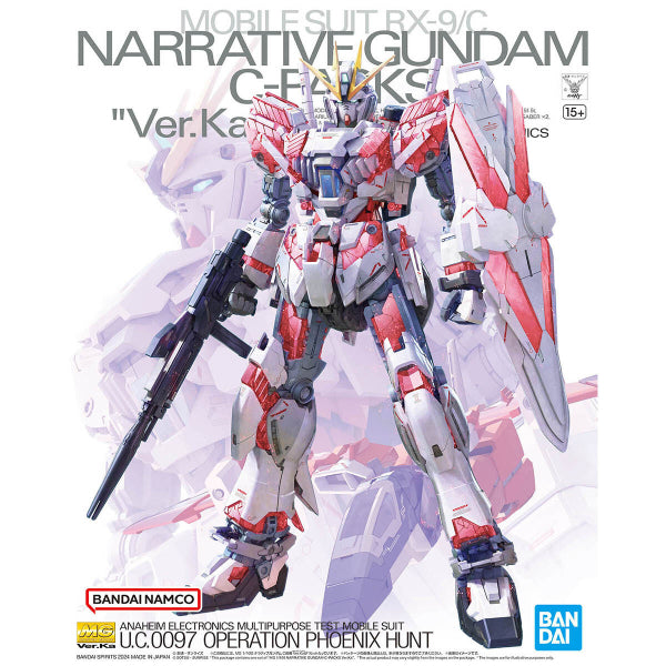 MG 1/100 NARRATIVE GUNDAM C-PACKS Ver.Ka 機動戰士 高達 敘述高達