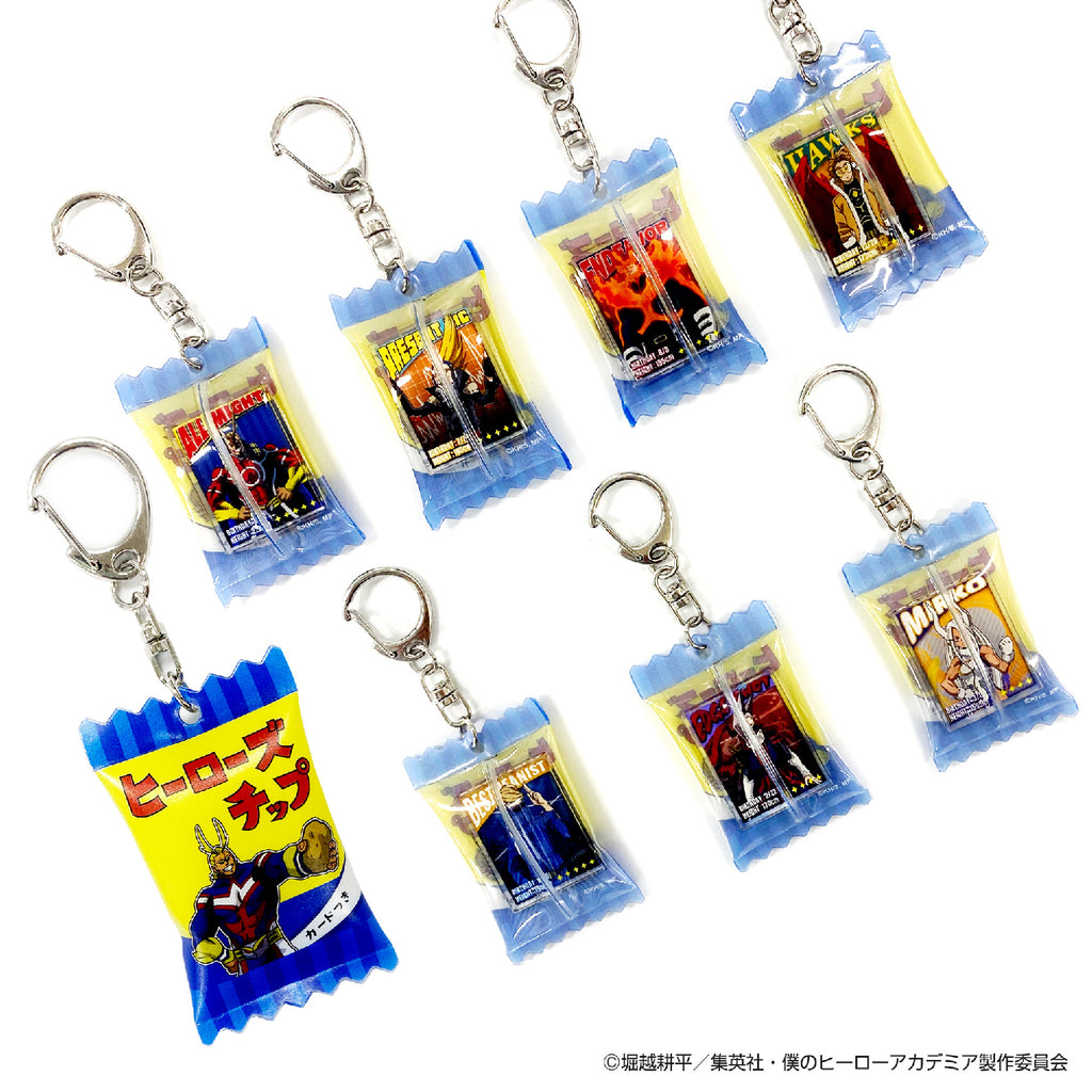 My Hero Academia: Heroes Chip Trading Pvc Keychains (set of 7) 我的英雄學院 鎖匙扣