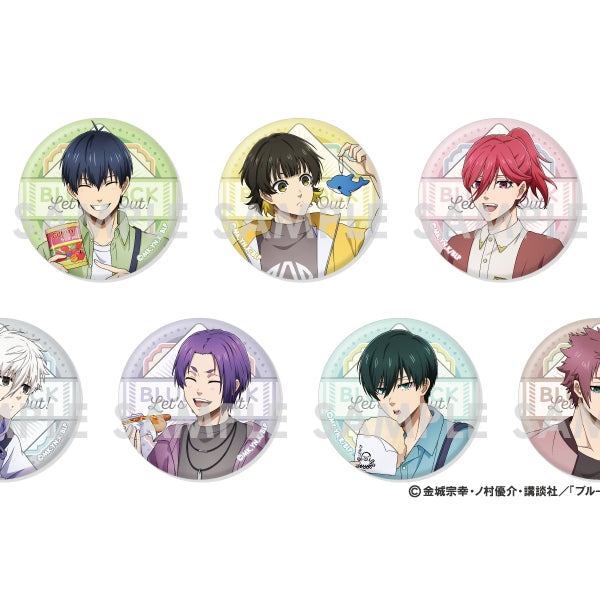 Blue Lock Trading Can Badge Let's Go Out! 2 (set of 7) 藍色監獄 襟章