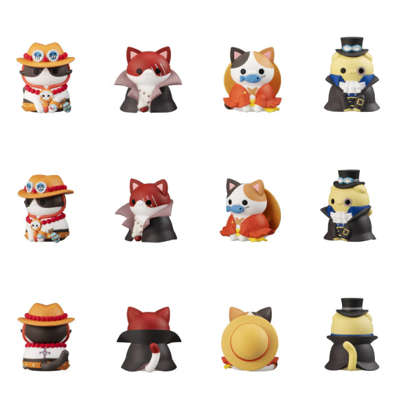 MEGA CAT PROJECT ONE PIECE: NYAN PIECE NYAN! I'll Become the Cat Pirate King! (set of 8) (2025 Apr resale ver.) 海賊王