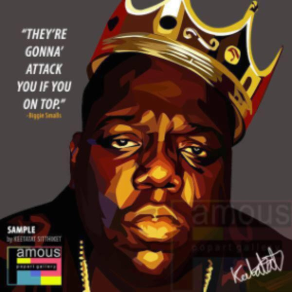 Pop Art Wall Decoration Drawing (Biggie Smalls) 掛畫