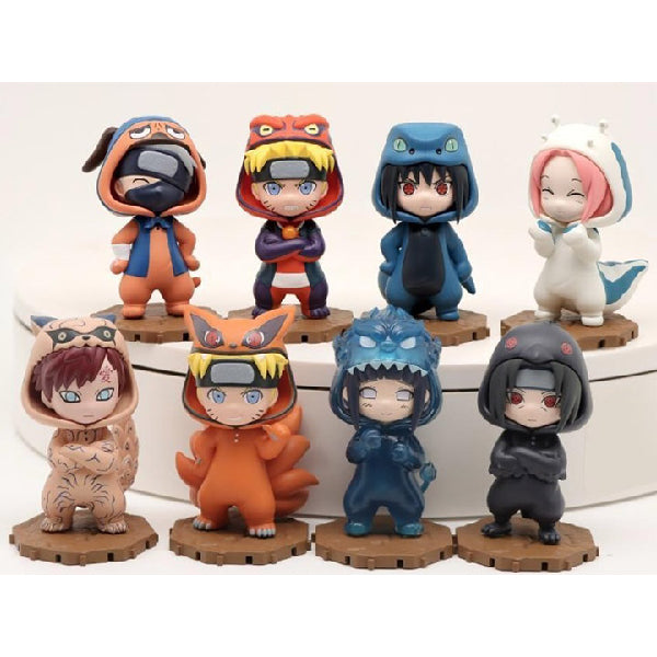 BNFIGURE Q NARUTO PAJAMAS VER. (set of 8) 火影忍者 疾風傳