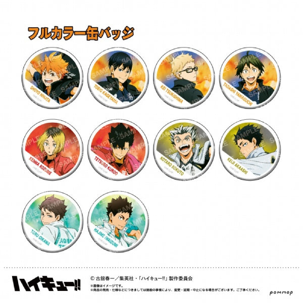 Haikyu!! Can Badge Collection Banner Copyright 1st Edition (box of 11) 排球少年 襟章