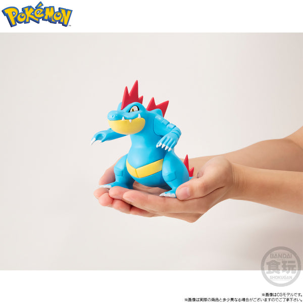POKEMON SCALE WORLD JOHTO REGION FERALIGATR (2025 Jan resale ver.) 寵物小精靈 寶可夢 大力鱷 城都地區