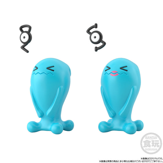 POKÉMON SCALE WORLD JOHTO REGION UNKNOWN (G / S) & WOBBUFFET (M / F) W/O GUM 寵物小精靈 寶可夢 未知圖騰 果然翁 城都地區