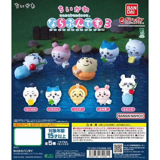 CHIIKAWA LET'S GET IN LINE 3 (set of 5) 小可愛 吉伊卡哇 扭蛋