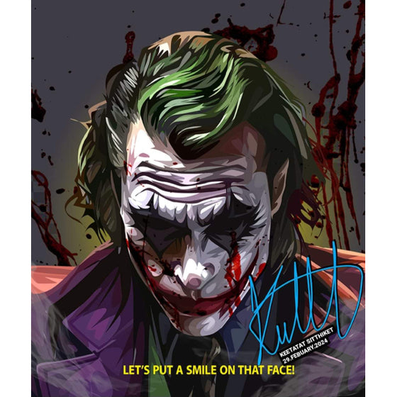 Drawing (Joker Let's Put a Smile) 小丑 掛畫