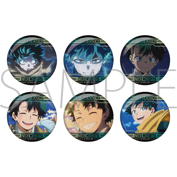My Hero Academia Can Badge Collection - FINAL SEASON Izuku Midoriya (pack of 6) 我的英雄學院 襟章 綠谷