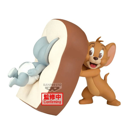 [BIG SOFT VINYL] TOM AND JERRY FIGURE - YUMMY BREAD 湯姆 謝利 泰菲