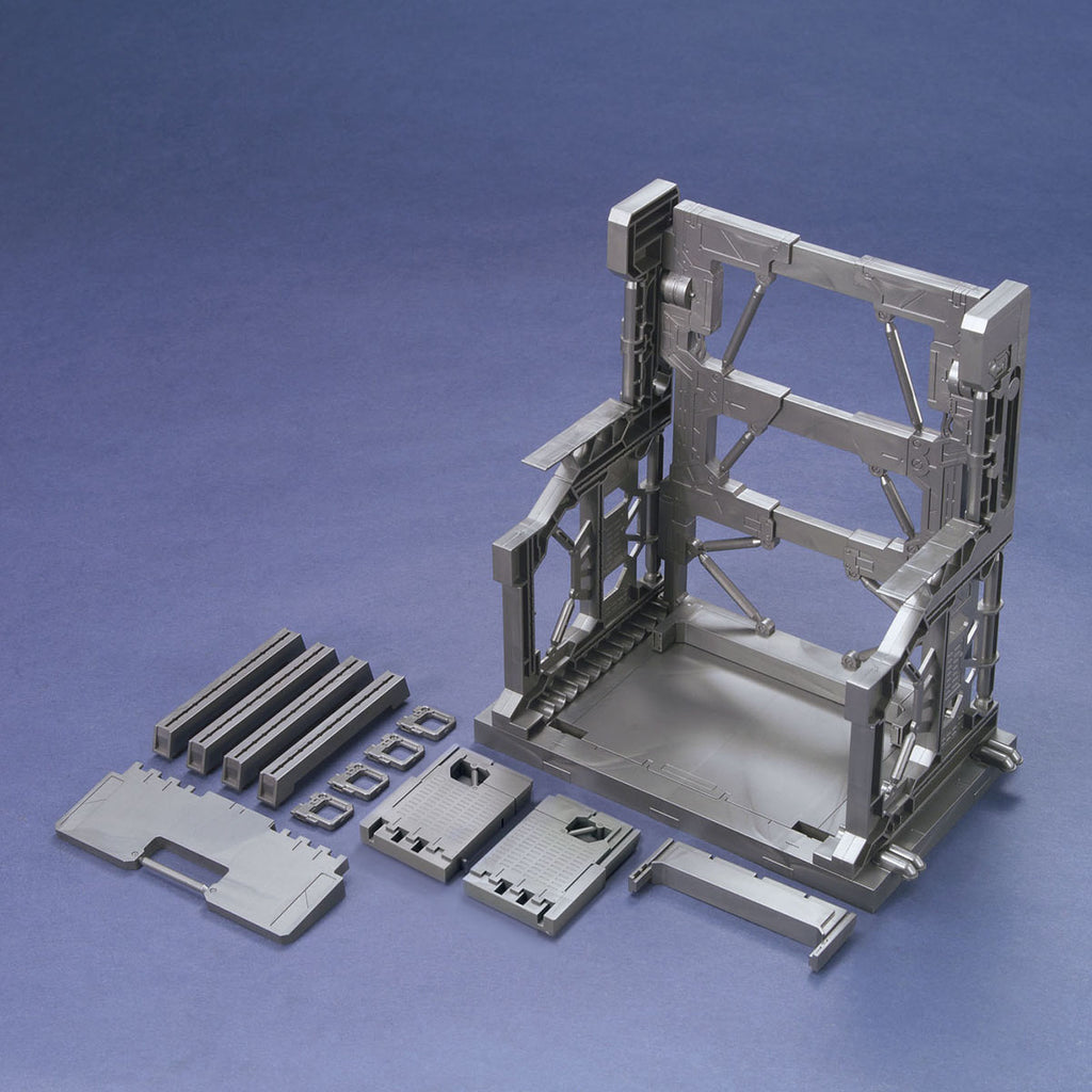 Model Builders Part System Base 001 (Gunmetal color ver.) 機動戰士 高達 格納庫