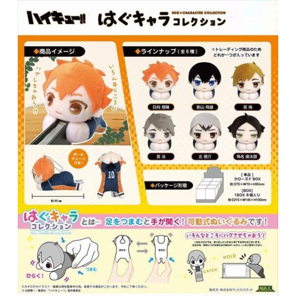 Haikyu!! Hug Chara Collection vol.1 (set of 6) (2024 Sep resale ver.) hagu