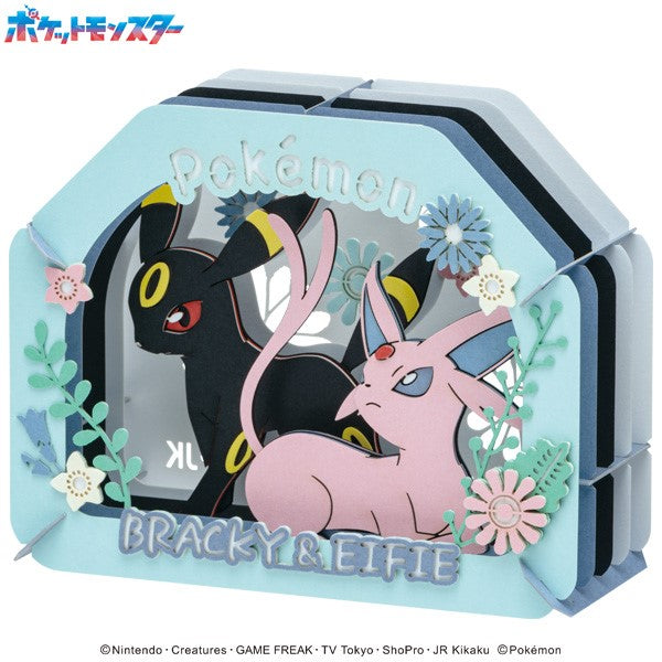 PT-365 PAPER THEATER Pokemon - Umbreon & Espeon 寵物小精靈 寶可夢 紙劇場 月亮 太陽 伊貝