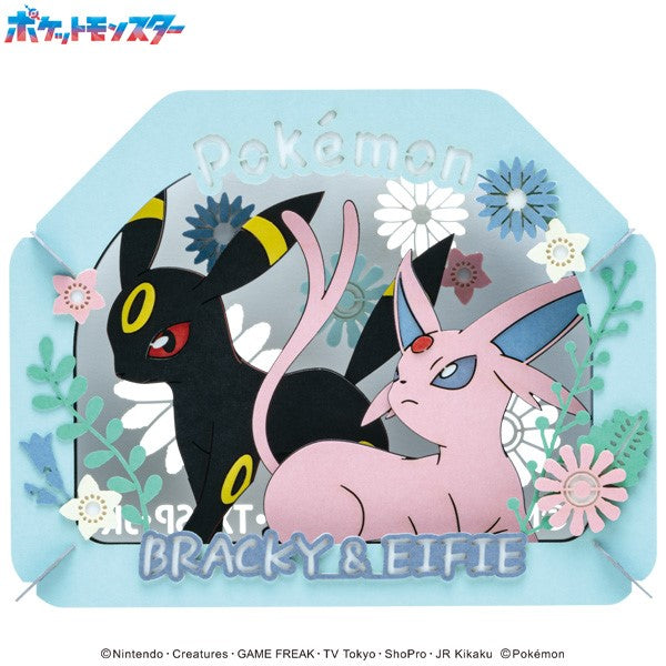 PT-365 PAPER THEATER Pokemon - Umbreon & Espeon 寵物小精靈 寶可夢 紙劇場 月亮 太陽 伊貝