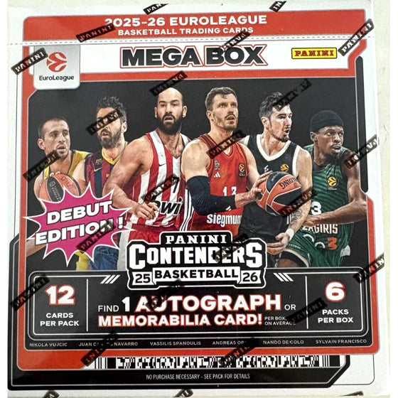 2025 - 26 Contenders EuroLeague Basketball Mega 歐聯籃球 收藏卡牌