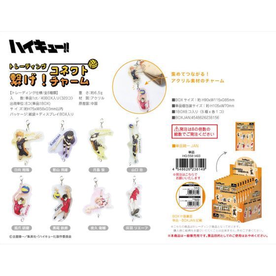 Haikyu!! Trading Connect! Connect Charm (set of 8) 排球少年 鎖匙扣 吊飾 掛飾