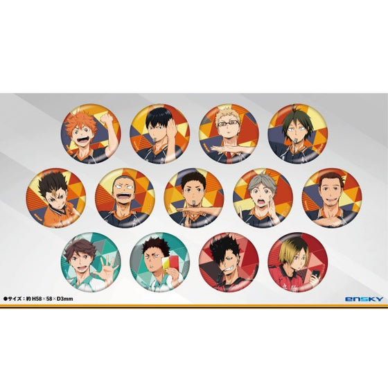 Haikyu!! Glittery Can Badge Collection 2 (set of 13) 排球少年 襟章