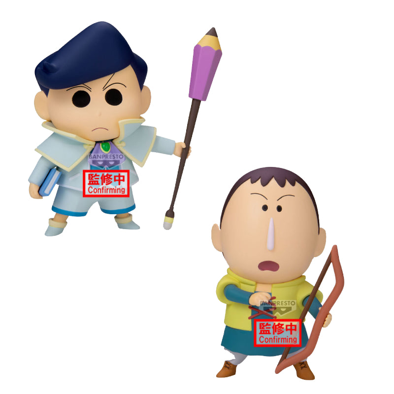 CRAYON SHINCHAN THE MOVIE: SUPER HOT! THE SPICY KASUKABE DANCERS KASUKABE BOUEITAI FIGURE VOL.3(KAZAMA-KUN/ BOCHAN)蠟筆小新 風間 阿呆
