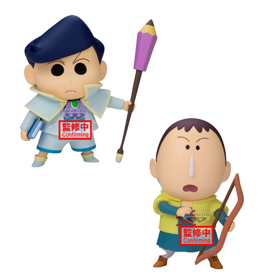 CRAYON SHINCHAN THE MOVIE: SUPER HOT! THE SPICY KASUKABE DANCERS KASUKABE BOUEITAI FIGURE VOL.3(KAZAMA-KUN/ BOCHAN)蠟筆小新 風間 阿呆