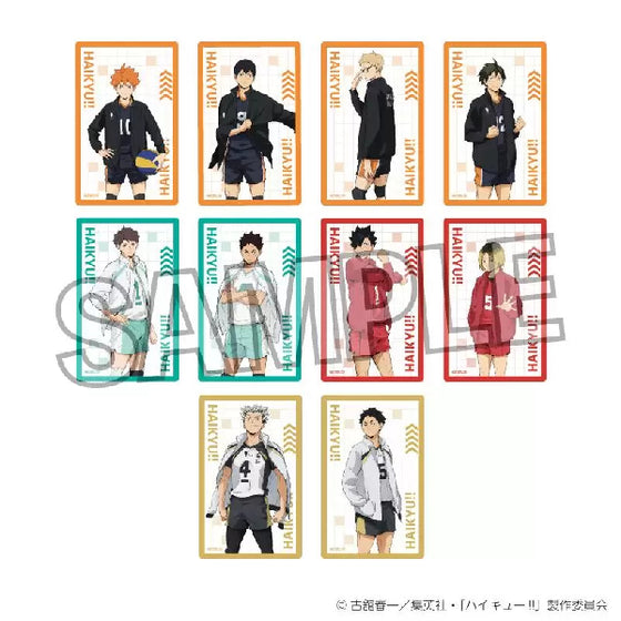 Haikyu!! Trading Acrylic Plates Uniforms (set of 10) 排球少年