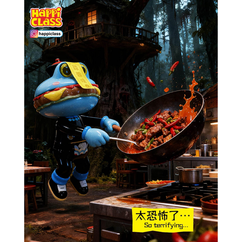 Happi Class - HC#043 Hopping Burger Set 漢堡 君 跳跳堡