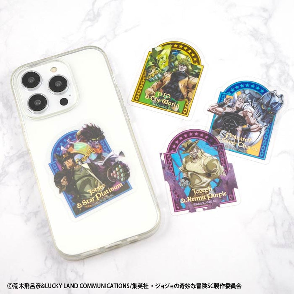 JoJo's Bizarre Adventure: Stardust Crusaders Die-Cut Clear Sticker Gum (pack of 20)