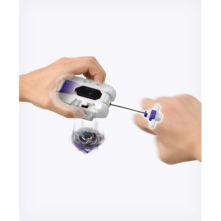BeybladeX Accessory BX-56 String Launcher L White x Violet [Official Import]