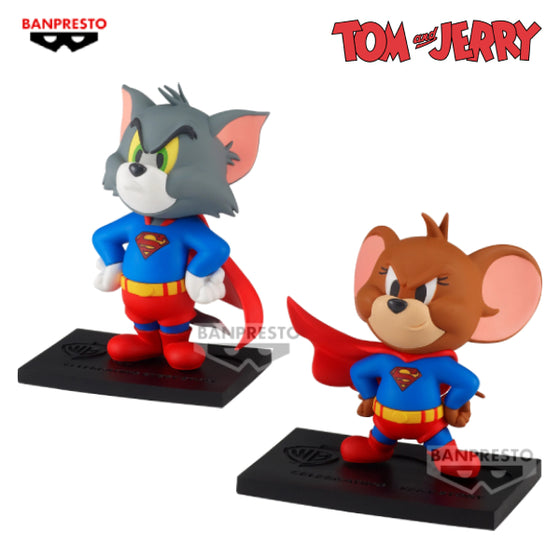 [WB100TH ANNIVERSARY] TOM AND JERRY FIGURE COLLECTION～TOM AND JERRY AS SUPERMAN～ (A: TOM / B: JERRY) (湯姆 / 謝利) 超人