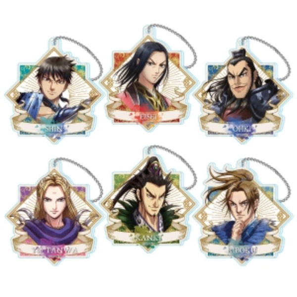 Kingdom Vintage Series Acrylic Keychain (set of 6) 戰國英雄 王者天下 鎖匙扣 吊飾 掛飾