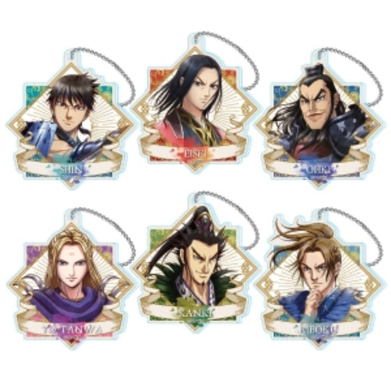Kingdom Vintage Series Acrylic Keychain (set of 6) 戰國英雄 王者天下 鎖匙扣 吊飾 掛飾