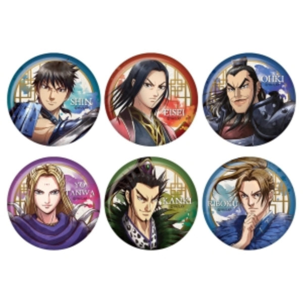 Kingdom Vintage Series Can Badge (set of 6) 戰國英雄 王者天下 襟章