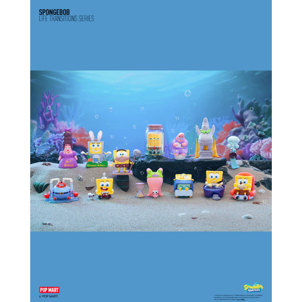 Pop Mart - SpongeBob Life Transitions Series Figures 海綿寶寶