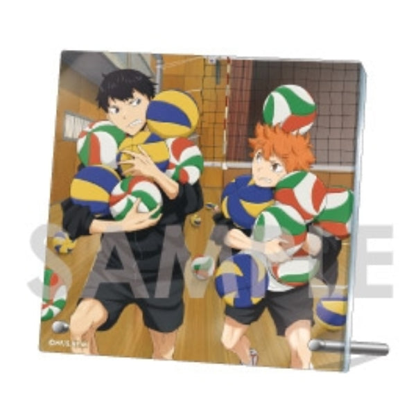 Haikyu!! Relaxation Collection Plate After School Rotation Acrylic Plate (9 variants) 排球少年 立牌