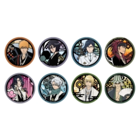 BLEACH Kirie Series Washi Can Badge (set of 8) 死神 漂靈 襟章