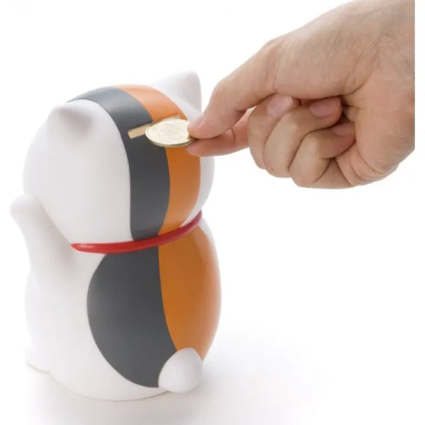 Natsume Yujincho Nyanko Teacher Soft Vinyl Piggy Bank 夏目友人帳 貓老師 錢罌