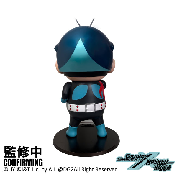 Crayon Shinchan x Masked Rider's V1 Vinyl Figure (70cmH) 幪面超人 蠟筆小新