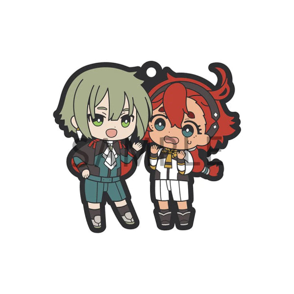 Rubber Mascot Buddycolle Mobile Suit Gundam THE WITCH FROM MERCURY Vol.2 (set of 6) 機動戰士 高達 水星的魔女 鎖匙扣 掛飾 吊飾