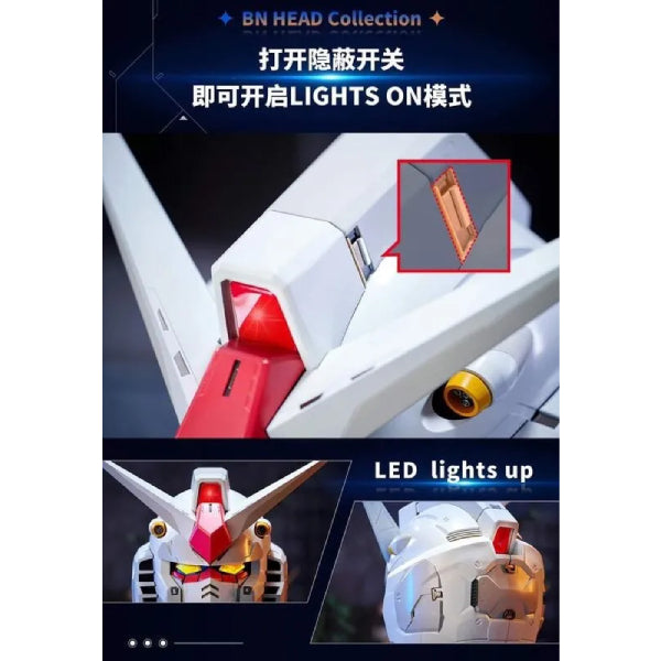 BN HEAD COLLECTION VOL.1 RX-78-2 GUNDAM 機動戰士 高達 元祖