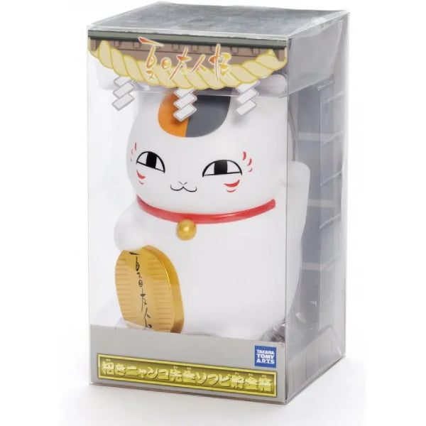 Natsume Yujincho Nyanko Teacher Soft Vinyl Piggy Bank 夏目友人帳 貓老師 錢罌