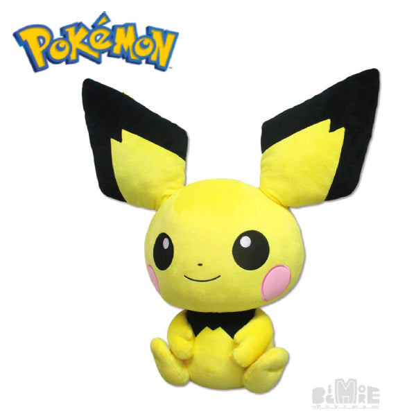 Pokemon Doll Big More! Extra Large Plush BM07 Pichu 寵物小精靈 寶可夢 比超