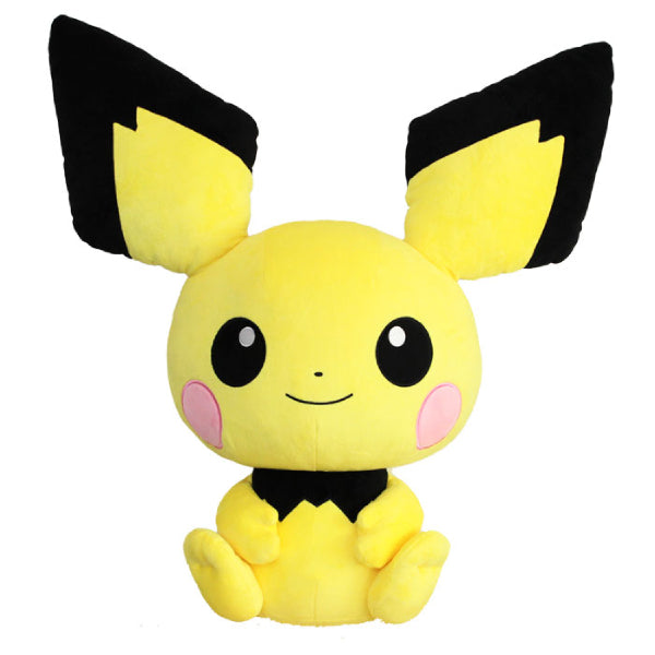 Pokemon Doll Big More! Extra Large Plush BM07 Pichu 寵物小精靈 寶可夢 比超