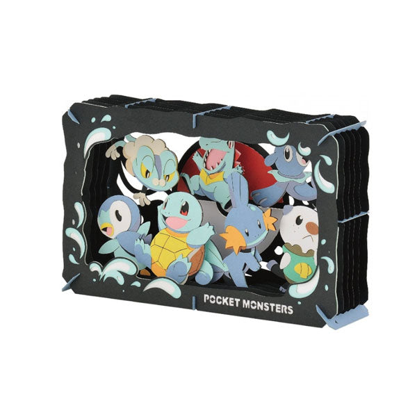 Pokemon Water 7 Monsters PT-L08 Craft Kit Paper Theater