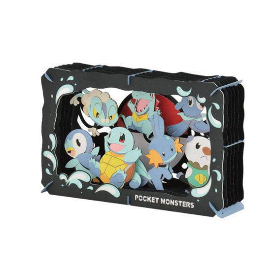Pokemon Water 7 Monsters PT-L08 Craft Kit Paper Theater