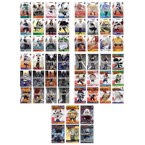 TV Anime "My Hero Academia" Clear Card Collection Gum 6 (box of 16 packs) 我的英雄學院