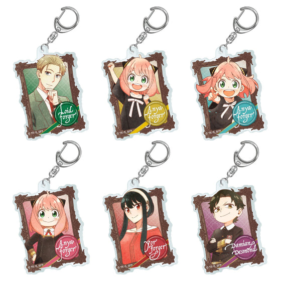 Spy x Family Vintage Series Acrylic Keychain Vol.2 (6 variants) 間諜家家酒 間諜過家家 安妮亞 アーニャ 鎖匙扣 吊飾 掛飾