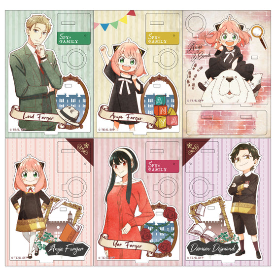 Spy x Family Vintage Series Acrylic Pen Stand Vol.2 (6 variants) 間諜家家酒 間諜過家家 安妮亞 アーニャ