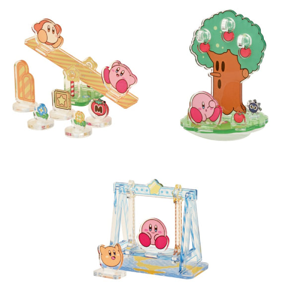 Kirby of the Stars 星之卡比 Moving Diorama Acrylic Stand (Seesaw (Kirby & Waddle Dee) /  Whispy Woods (Kirby & Gordo) / Swing (Kirby & Scarfi))