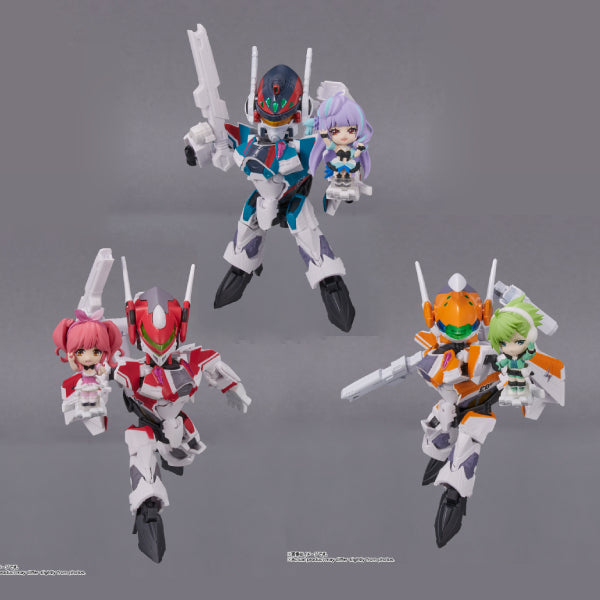 TINY SESSION VF-31 SIEGFRIED (3 variants) 超時空要塞 齊格菲 美雲 瑪基娜 蕾娜