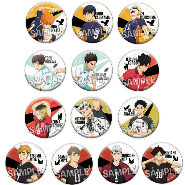 Haikyuu!! Glitter Tin Badge (13 variants) 排球少年 襟章